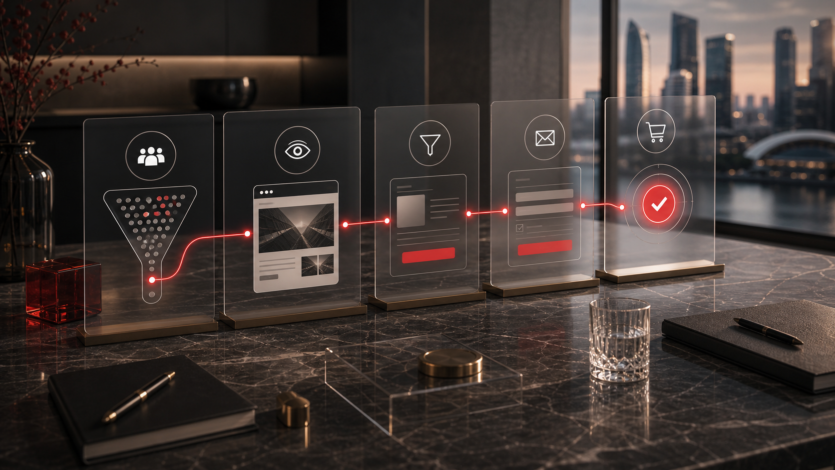 Premium customer journey and conversion pathway planning