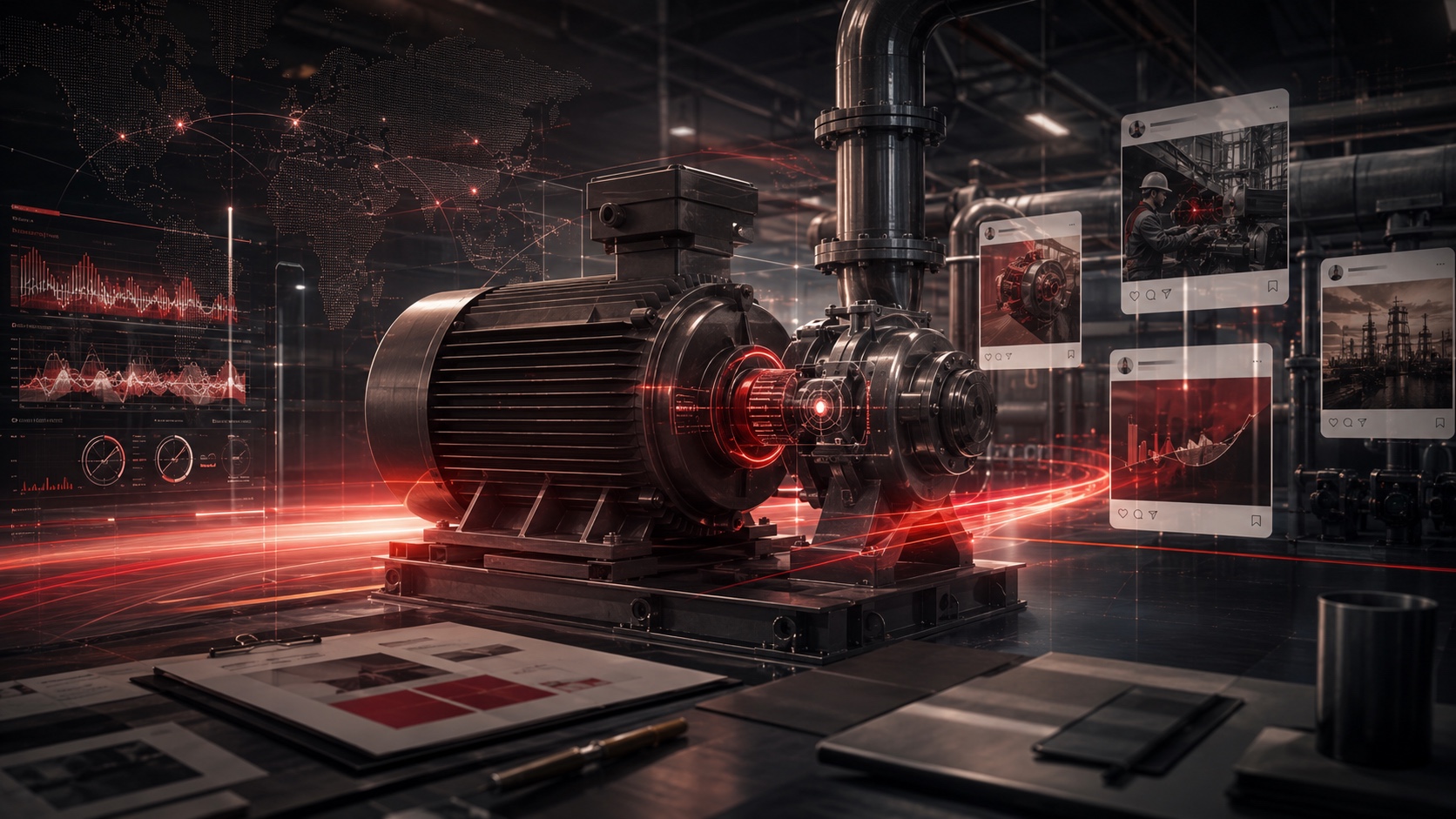 Industrial technology marketing communication system